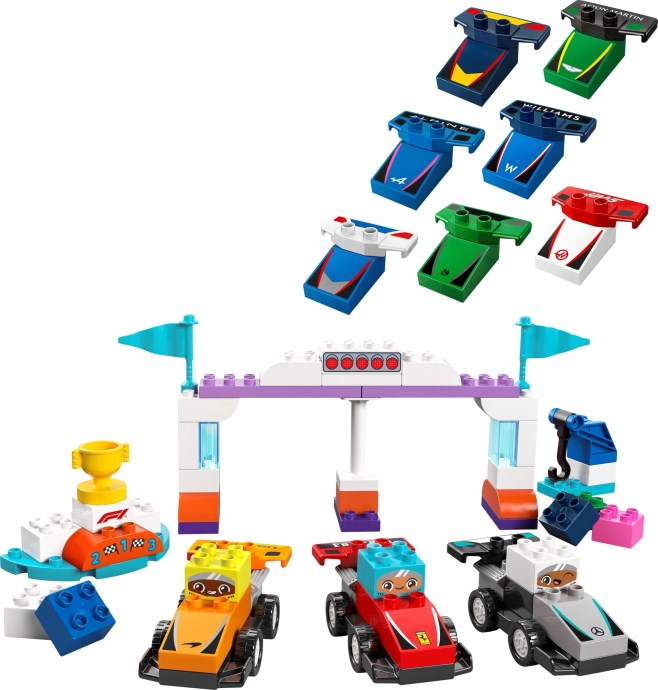 LEGO 10445 F1 Team Racing Cars & Drivers